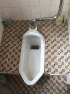 和式トイレビフォー