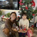 松ぼっくりツリー作り