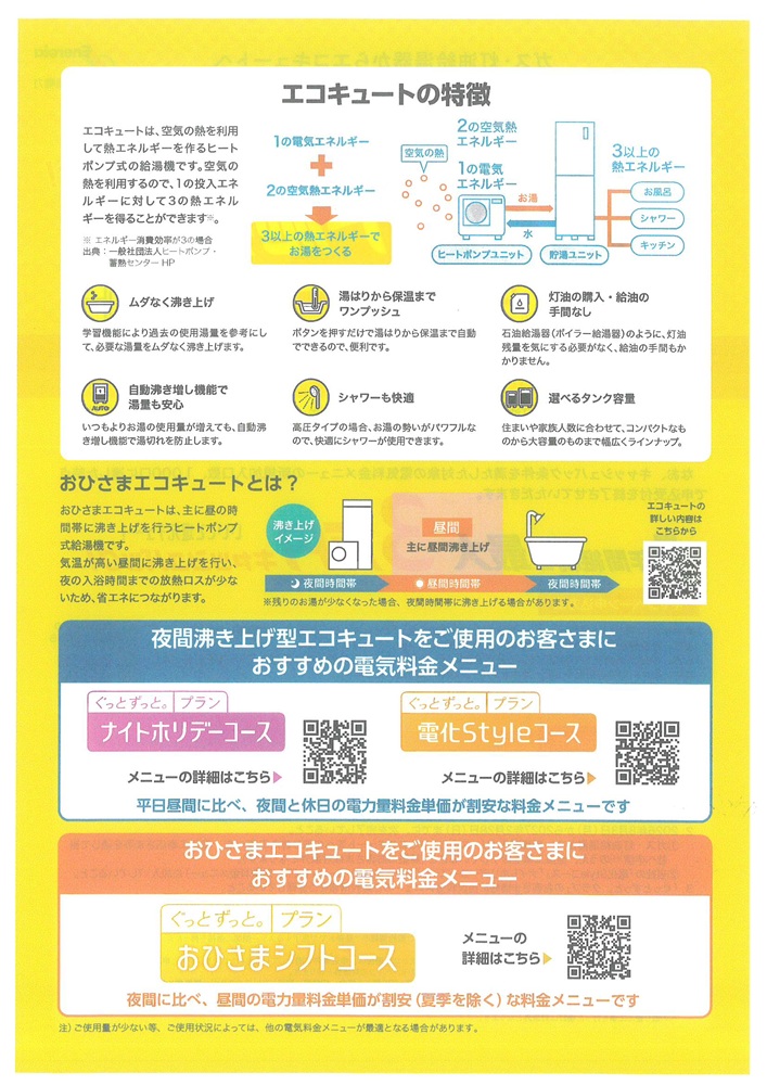 電化生活スタート応援キャンペーン裏